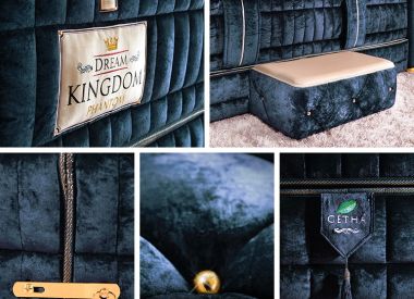 Дизайнерская кровать с матрасом из 100% натурального латекса коллекция &quot;Dream Kingdom&quot;
